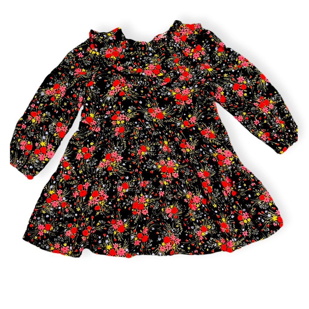 Cat & Jack 2T Long Sleeve Floral Dress | Winter Dress